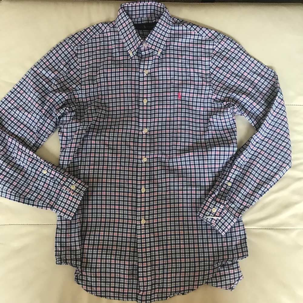 Make offer ❣️❣️Ralph Lauren men shirt S EUC 💙❤️🎁